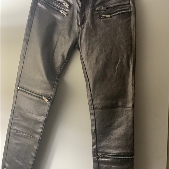 Zara Woman Metallic Jeans - Picture 3 of 4